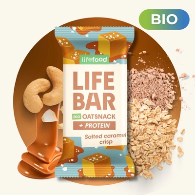 Lifefood LIFEBAR Oat Snack Protein BIO 40g – Zboží Dáma