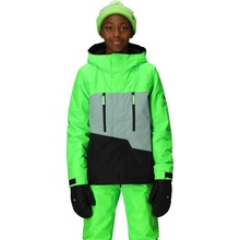 686 Boys Geo Insulated Jacket Borealis Green Colorblock