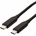 Roline Кабел Roline 11.99. 9081, от USB-C(м) към USB-C(м), 0.8m, черен (11.99.9081)