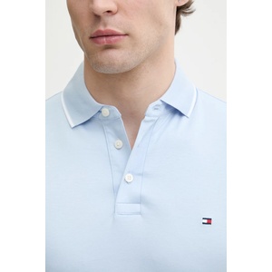 Tommy Hilfiger тениска с яка мъжка от памук (MW0MW43144) - answear - 107,55 лв