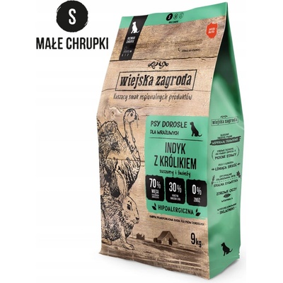 Wiejska Zagroda Small & Medium Krůta s králíkem 9 kg