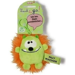 NICI Ключодържател Nici - Таласъм, зелено оранжев, 10 cm (37164) - ozone
