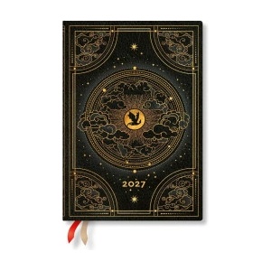 Paperblanks 2027 Fourth Wing, Shadows of Navarre MIDI Hardcover 12-Month Daily Planner, 432pg, 80gsm by Paperblanks
