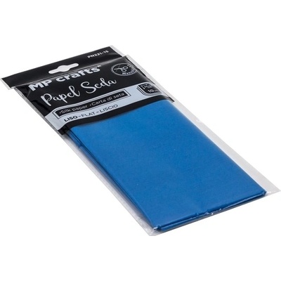 Hedvábný balicí papír 500 x 660 mm, tmavě modrý, 10 archů