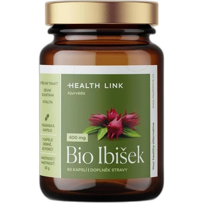 HEALTH LINK Ibišek 400 mg BIO 60 kapslí