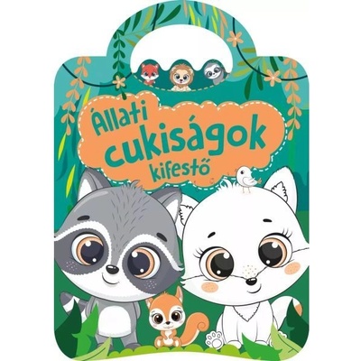 Szalay Könyvek Книжка за оцветяване с животни (9789636520694)