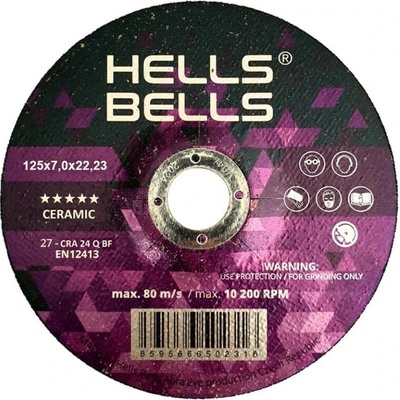 Hells Bells 125x7,0x22,2 mm HBSG12570