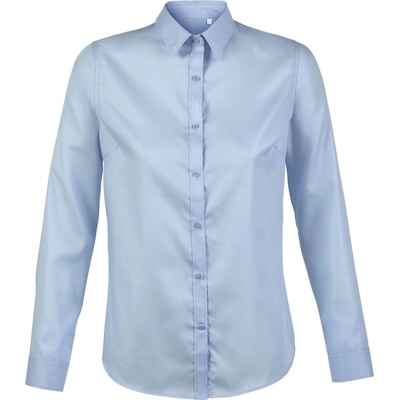 Neoblu Blaise Women Mikro keprová dámská košile s dl. rukávem modrá soft