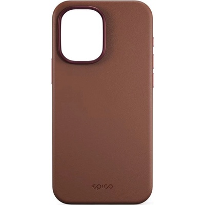 Epico Leather Pro Mag+ Case iPhone 17 Qi2 & MagSafe Compatible - brown (K-93910131700001)