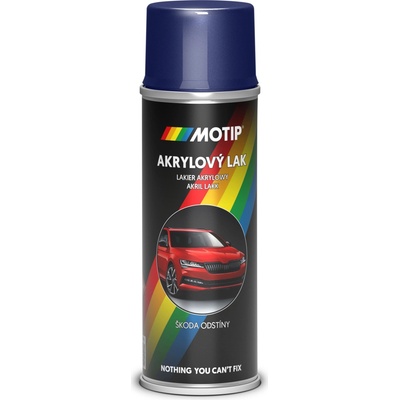Motip Akrylový autolak sprej Škoda 150 ml SD9460 modrá hlbinná metalíza