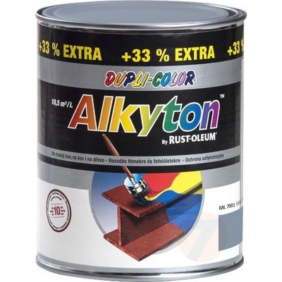 Alkyton hladký lesklý RAL 7001 světle šedá 750 ml