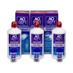 Alcon Разтвор AO SEPT PLUS HydraGlyde 3x360 ml - alensa