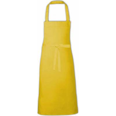 Link Kitchen Wear Extra široká klasická dlouhá zástěra na grilování Žlutá X999
