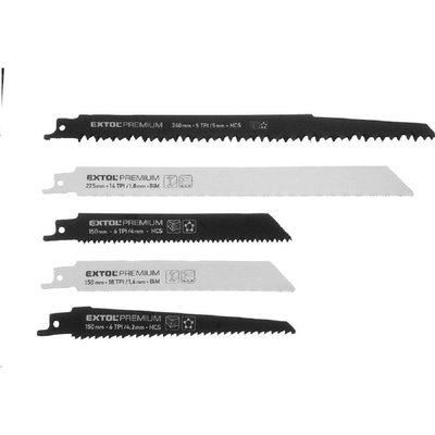 EXTOL PREMIUM Plátek pilový pro RS 650 5 ks