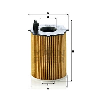 Olejový filtr MANN-FILTER HU 716/2 x (HU716/2x)