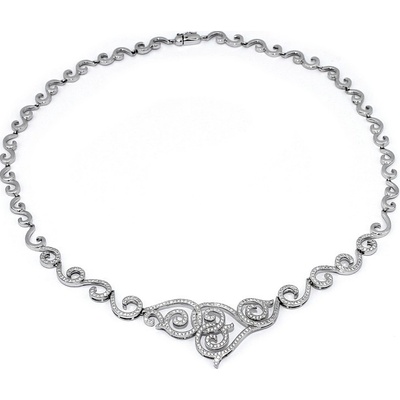 SILVEGO Stříbrný PRINCESS s micro zirconia JJJN0270