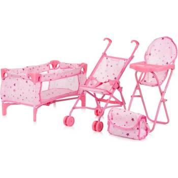 Chipolino Комплект за кукли 3 в 1 "Трикси" звездич (3800931060596)