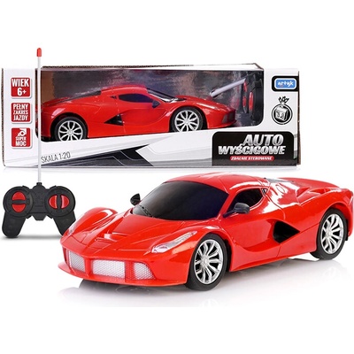 Artyk auto závodné diaľkovo ovládané červené RTR 1:20