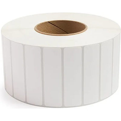 80х20мм/6000ет самозалепващи етикети бели