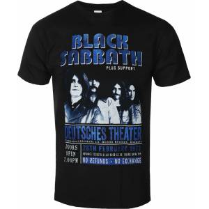 ROCK OFF мъжка тениска Black Sabbath - Deutsches '73 - ROCK OFF - BSECOTS01MB