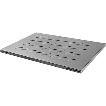 Lanberg 19" fixed shelf for open rack 800mm 1U/480.5x580mm max load capacity up to 120kg black (AK-1015-B)