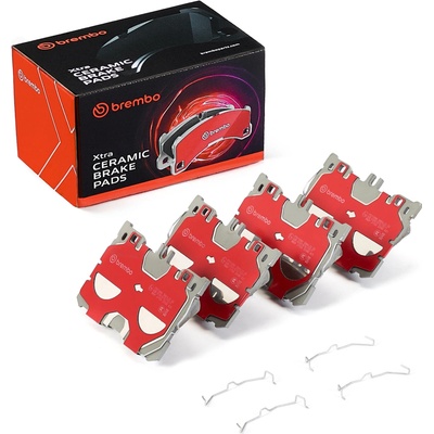 Sada brzdových platničiek, vždy 4 kusy v sade BREMBO P50139NX