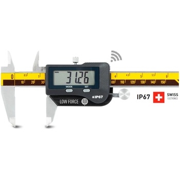 Microtech Дигитален шублер Microtech MICRON CERAMIC SwissMet WIRELESS LOW-FORCE 0.8N, IP67 - 200 мм, 0, 001 мм (141079293K)