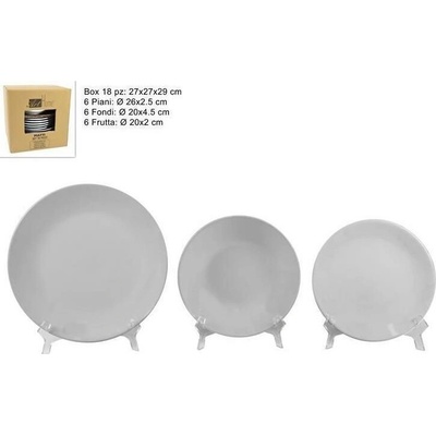 MAKRO Tanier sada Bianco 18 ks