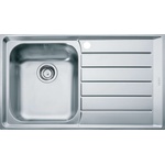 Franke Neptun - Мивка от неръждаема стомана NEX 611/2, 86x51 cm 101.0120. 271 (101.0120.271) Мивка за вграждане