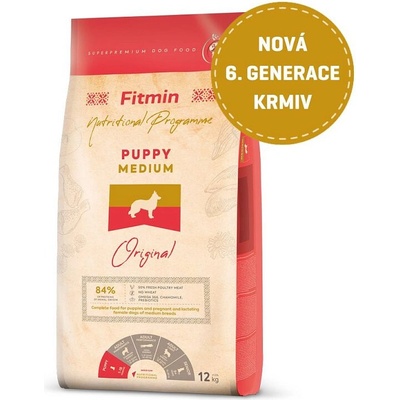 Fitmin dog medium puppy 12 kg