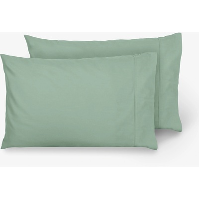 Dilios Комплект две калъфки за възглавница 50/70 см НЮАНСИ Зелент, 100% памук ранфорс