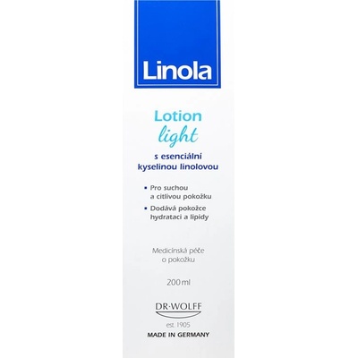 Linola tělové mléko light 200 ml – Zboží Mobilmania