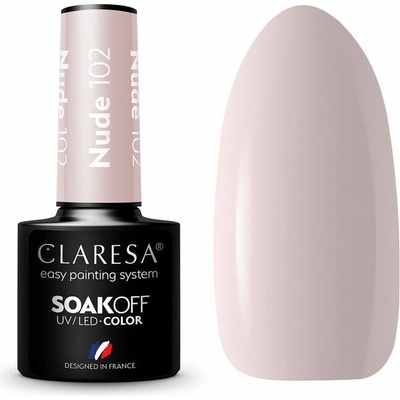 CLARESA hybridný gel lak Nude 102 5 g