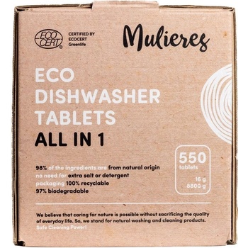 Mulieres Tablety do myčky vše v jednom BIO 25 ks