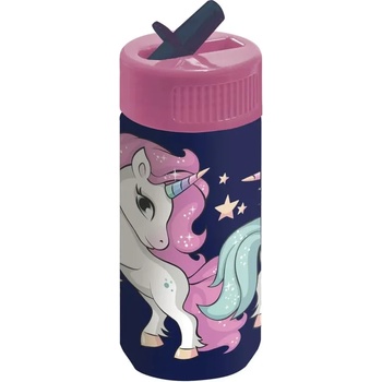 BackUP Unicorn 14 бутилка със сламка 330 мл