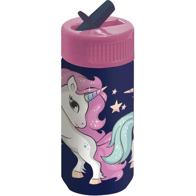 BackUP Unicorn 14 бутилка със сламка 330 мл