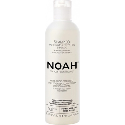 Noah For Your Natural Beauty Šampón Zelený čaj a bazalka 250 ml