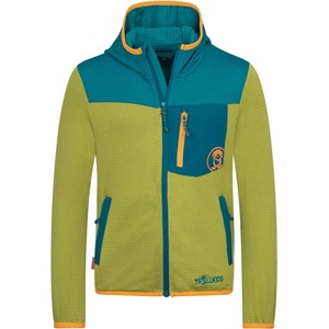 TROLLKIDS Детско поларено яке Trollkids Kid's Holmedal Jacket Fleece jacket - Pear Green / Lagoon Green - размер 176 (EU) (703-6747-0221)