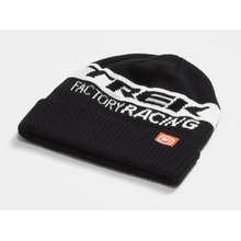 Trek čepice s bambulí 100% Trek Factory Racing Pom beanie černá