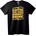 NOONEBRAND Тениска Кафето: Истинската енергийна напитка - XL, Black