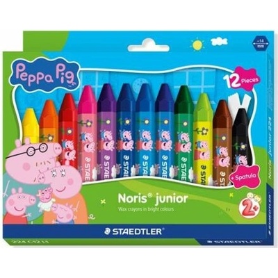 Staedtler voskovky jumbo Noris junior 224 peppa Pig 12 farieb