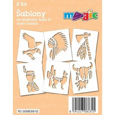 Primo Magic Papírové šablony sada I2 INDIÁNI
