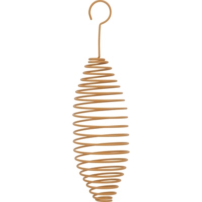 Zolux Kŕmidlo vonkajší Spiral na lojové gule kov 22 cm oranžová