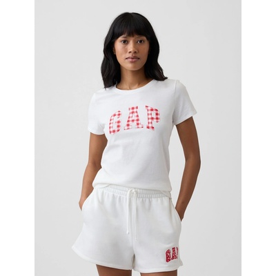 GAP Tričko s logom Biela