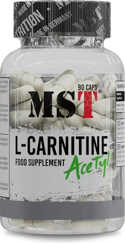 mst l carnitine MST Nutrition L-Carnitine Acetyl 90 kapslí od 489 Kč