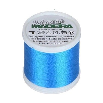 Vyšívací nitě PES Madeira Polyneon (400m) barva 1977 sapphire