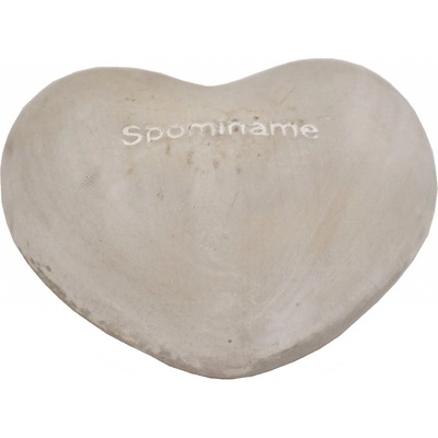 Lepaso Srdce cement Spomíname 6x12,7x13,5 cm (116919 015 CACD-0477 srdce cement)