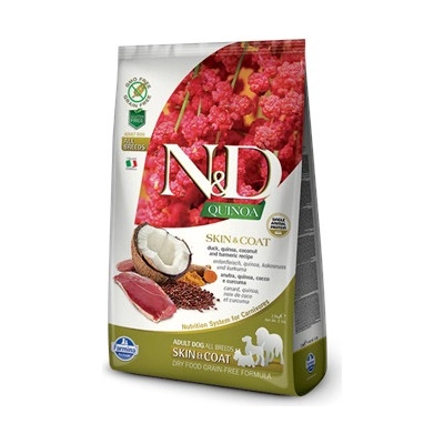 N&D Quinoa Adult All Breeds Grain Free Skin & Coat Duck & Coconut 0,8 kg
