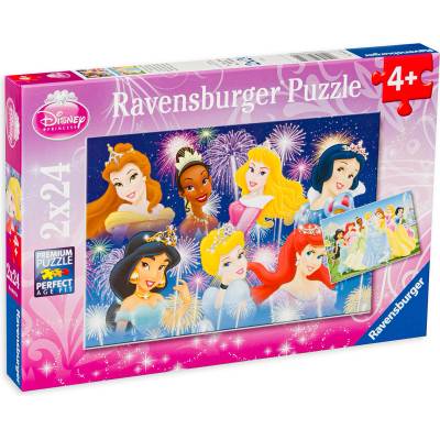 Ravensburger Пъзел Ravensburger от 2 x 24 части - Дисни Принцеси (8872)