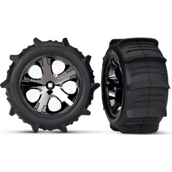 Traxxas колело 2.8", джанта All-Star черен хром, гума Paddle (2)